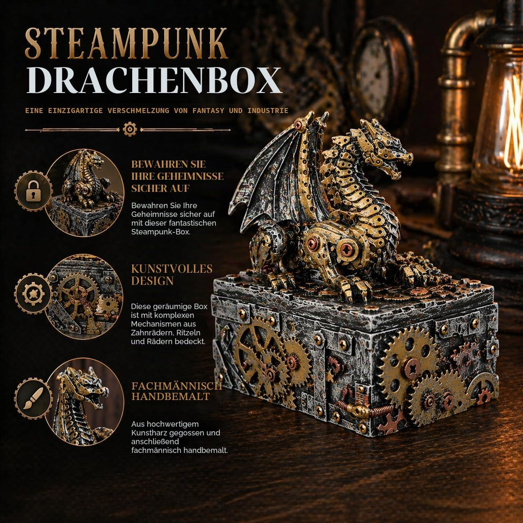 Nemesis Now U3821K8 Secrets of The Machine Box 19,5cm Silber