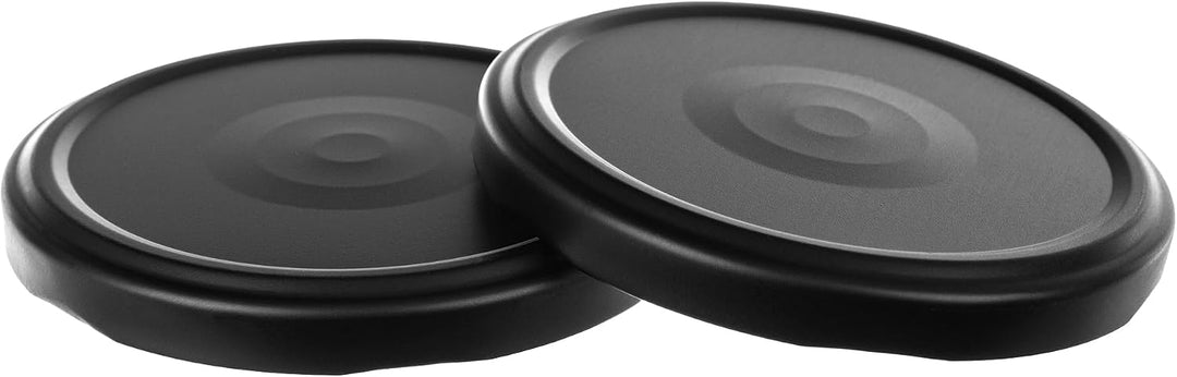 KADAX 10er Set Marmeladengläser 350ml TO82 Schwarz matt, Einmachgläser Vorratsgläser Mason Jar mit S