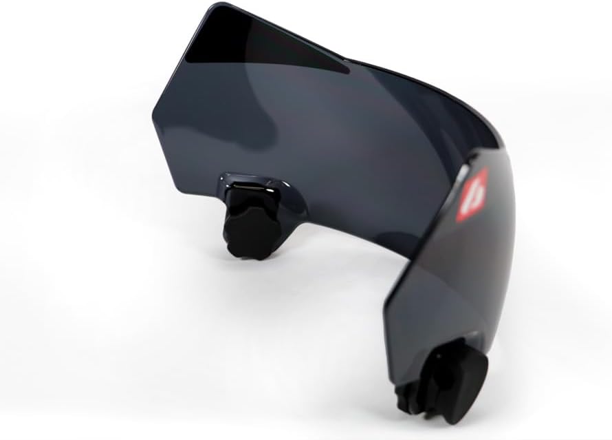 Reve Hard Visor ER098 für Speed Flex Helm, Schwarz
