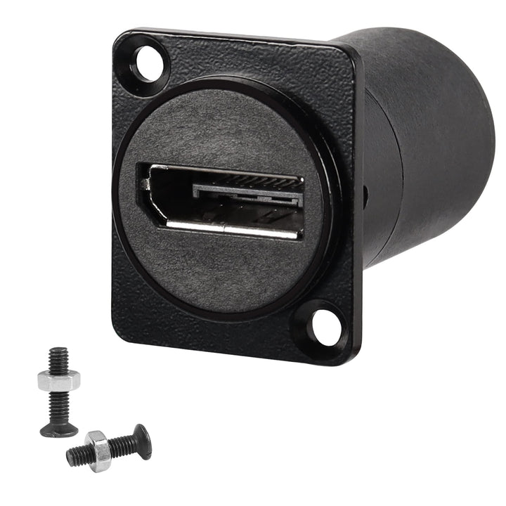 QIANRENON DP1.4 Panel Montage Adapter Anschluss 8K@60HZ Displayport DP Buchse auf Buchse Panel Gerad