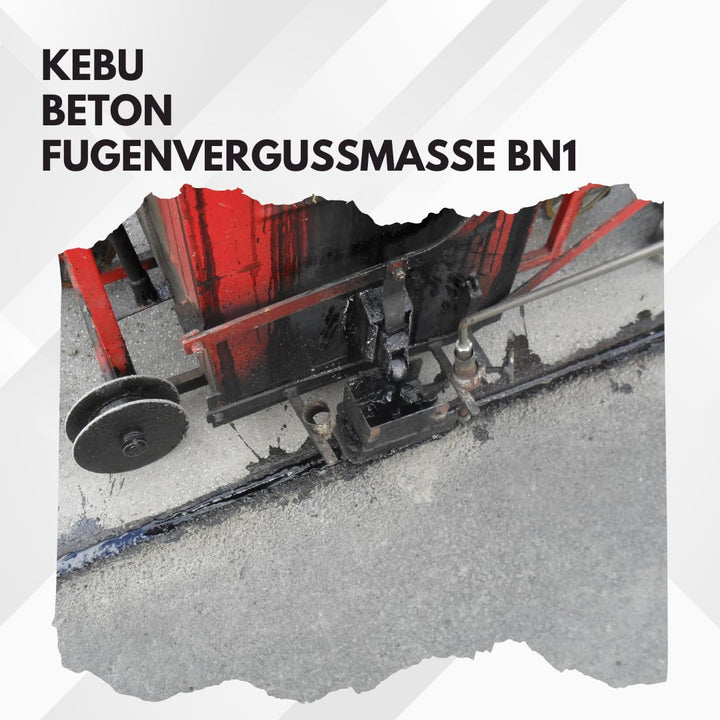 Kebu - Betonfugenvergussmasse BN 1,1 Heiss-Vergussmasse Asphalt und Beton - 10kg