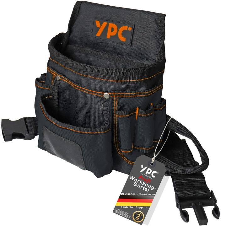 YPC Presto Werkzeug Gürteltasche XL – Werkzeuggürtel, Arbeitsgürtel, wasserfeste Werkzeugtasche mit