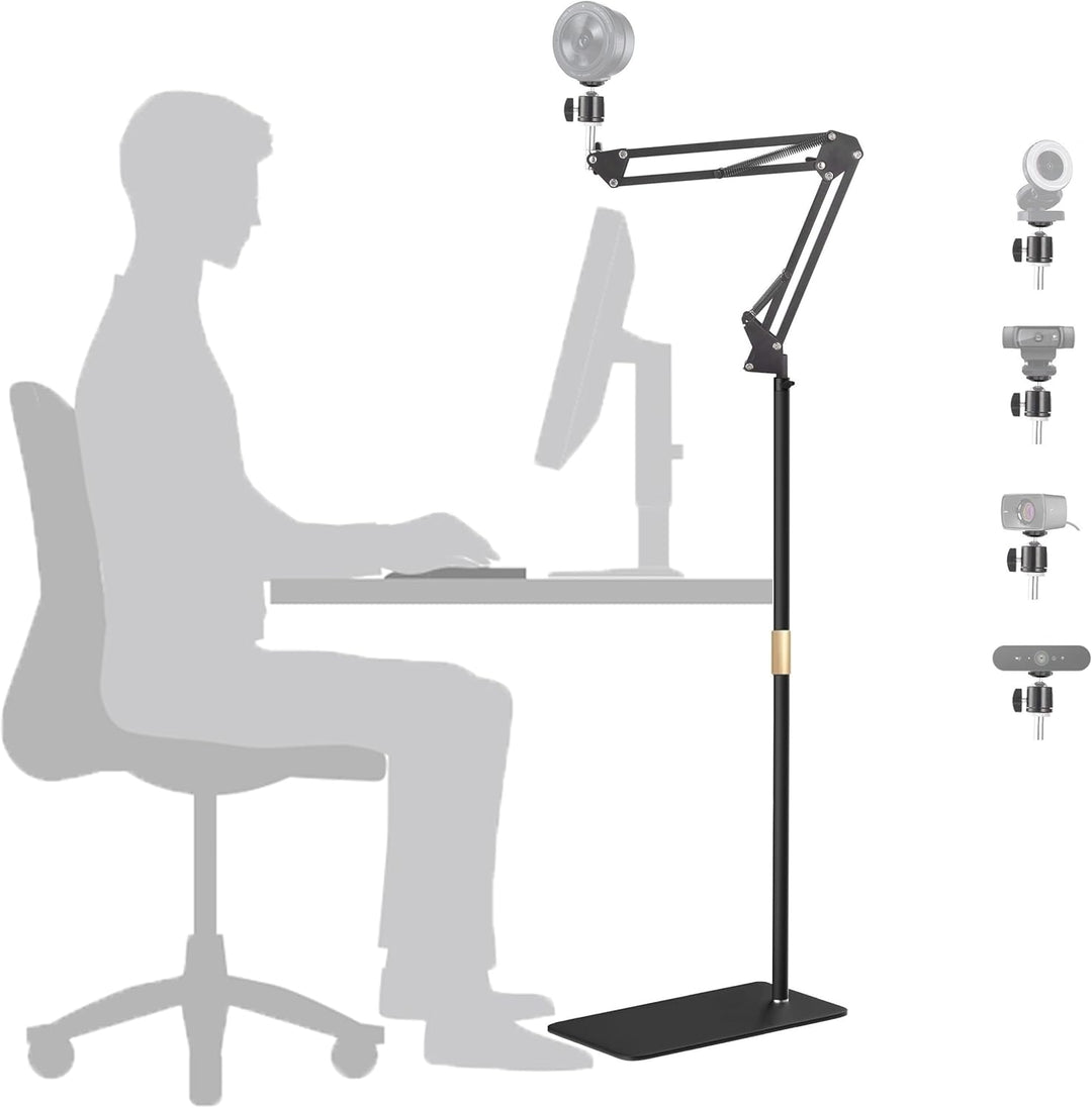 AYIZON Kiyo Webcam-Bodenständer, Metall, zusammenklappbar, kompatibel mit Razer Kiyo, Kiyo Pro, Kiyo
