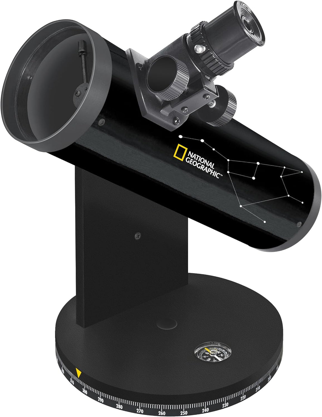 National Geographic Teleskop 76/350 Compact Dobson mit Tischstativ und umfangreichem Zubehör zum Sta