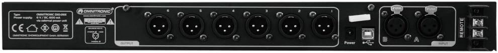 Omnitronic 10356341 DXO-26E Digitaler Controller