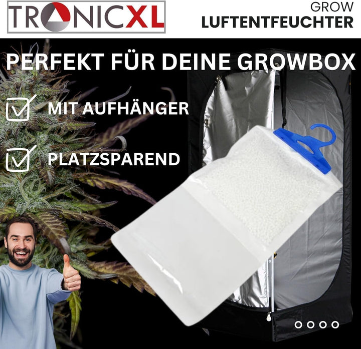 TronicXL Luftentfeuchter für Growbox Grow Grown Grow Zelt Schrank Zubehör Luft Entfeuchter (3), 3
