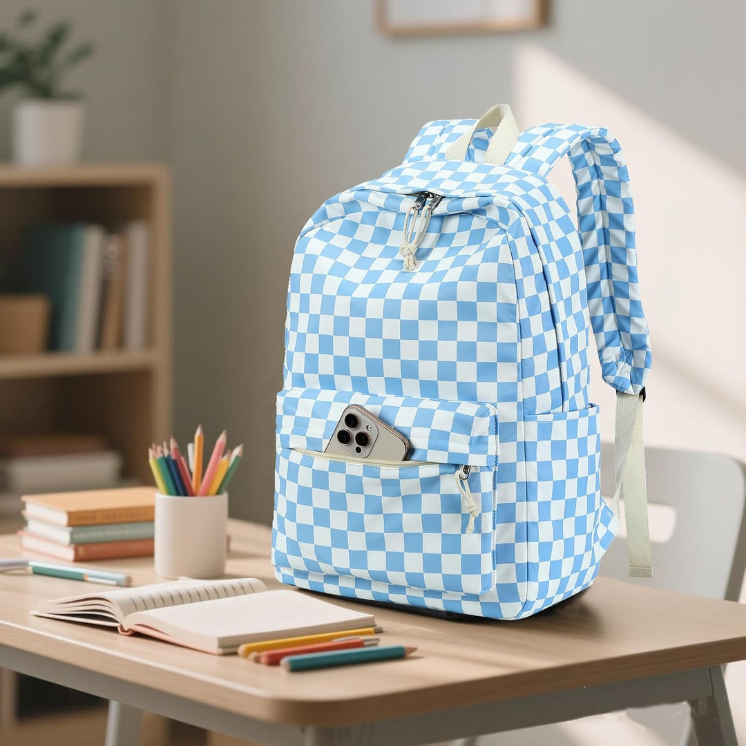 Schulrucksack Mädchen Teenager Damen Schultasche Rucksack Set Schulranzen für Mädchen Schule 3-teili