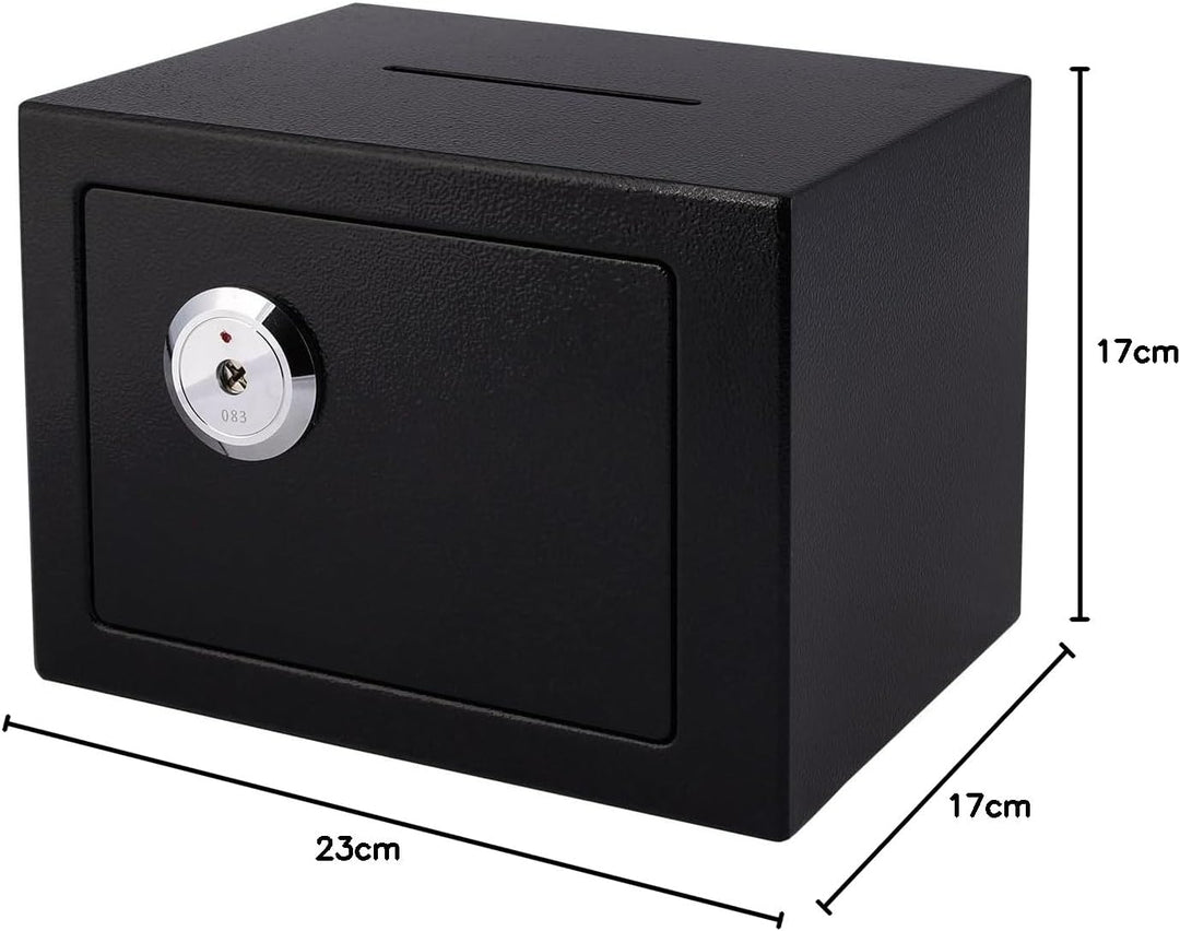 Tresor Safe Gross, Tresor mit Schlüssel Möbeltresor mit Schloss, Wandtresor für Zuhause, Geschäft, B