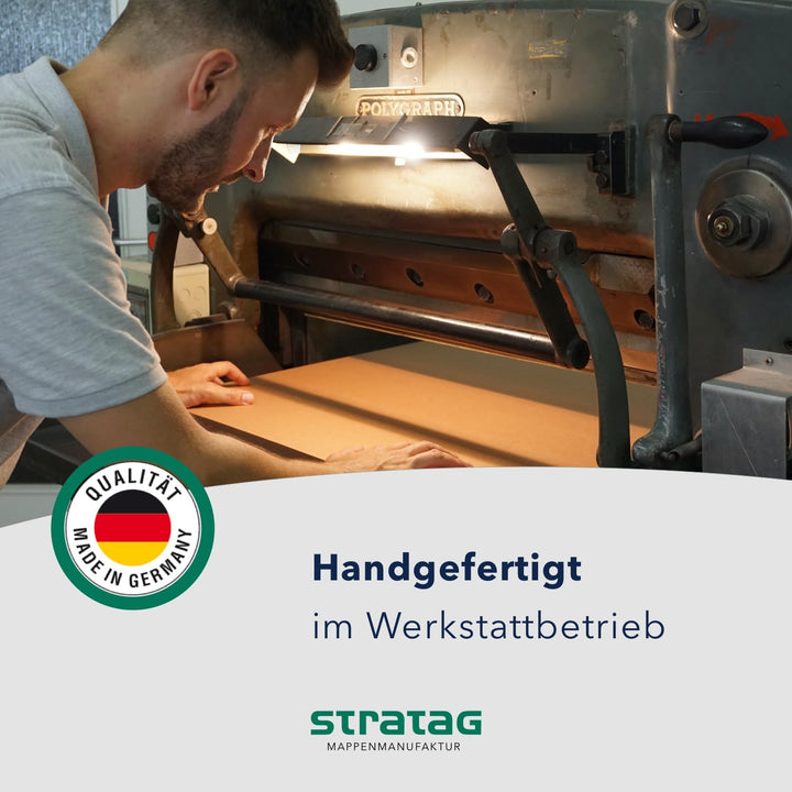Präsentationsmappe A4 in Marineblau 20 Stück (wählbar) - erhältlich in 7 Farben - direkt vom Herstel