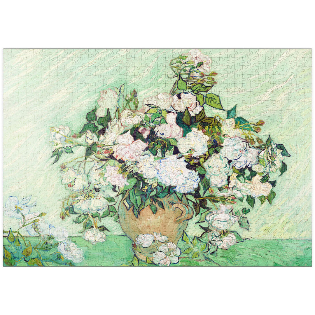 Roses (1890) by Vincent Van Gogh - Premium 1000 Teile Puzzle - MyPuzzle Sonderkollektion von Æpyorni