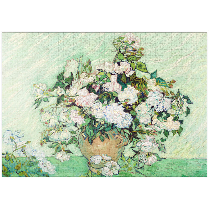 Roses (1890) by Vincent Van Gogh - Premium 1000 Teile Puzzle - MyPuzzle Sonderkollektion von Æpyorni