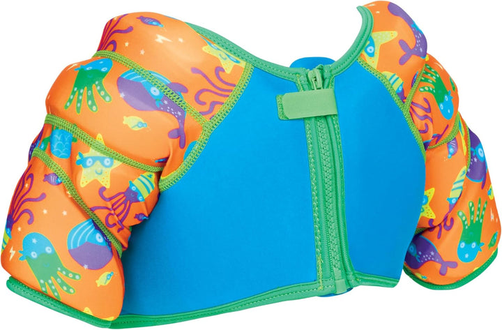 Zoggs Girls Water Wings Vest 1-2 Years / 11 - 15kg Blue, 1-2 Years / 11 - 15kg Blue