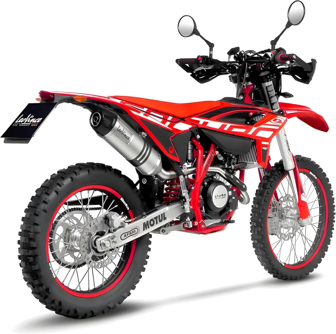 Endschalldämpfer LeoVince SLIP-ON SBK LV ONE EVO, Edelstahl, Carbon Kappe, mit Zulassung für Beta RR