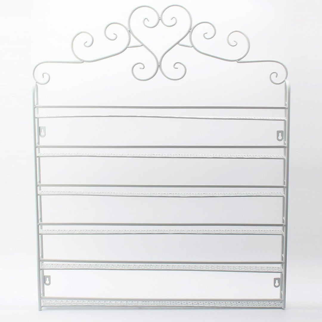 6-tier Metall Nagellackständer Nagellack Aufbewahrung Display Wandregal Nagellack Organisator Lippen