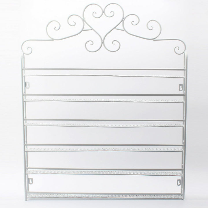 6-tier Metall Nagellackständer Nagellack Aufbewahrung Display Wandregal Nagellack Organisator Lippen