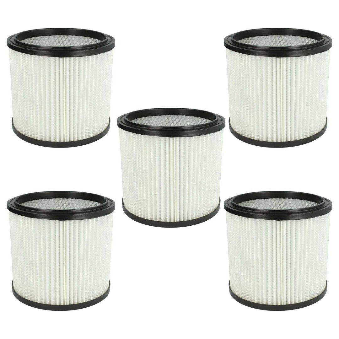 vhbw 5x Faltenfilter kompatibel mit Metabo ASA9001