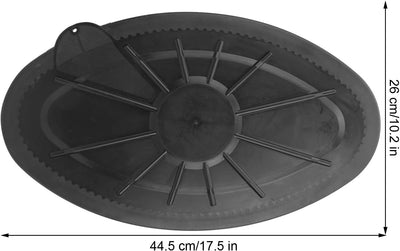 Deckslukenabdeckung, Wasserdichte Runde Lukendeckel Aus Kunststoff Kajak Deckplatten-Kit Lukendeckel