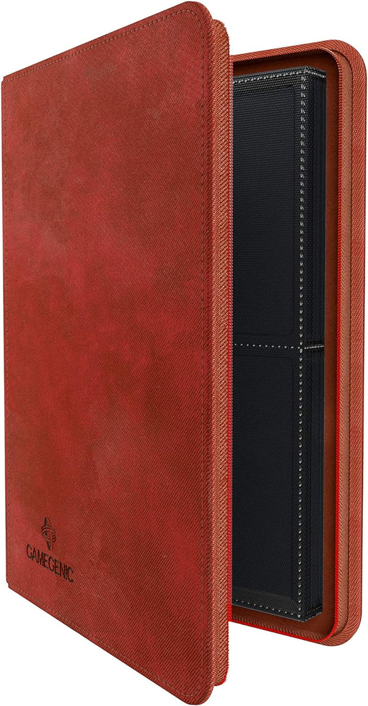 Gamegenic GGS31013ML Zip-Up Album (8-Pocket), Red Rot, Rot