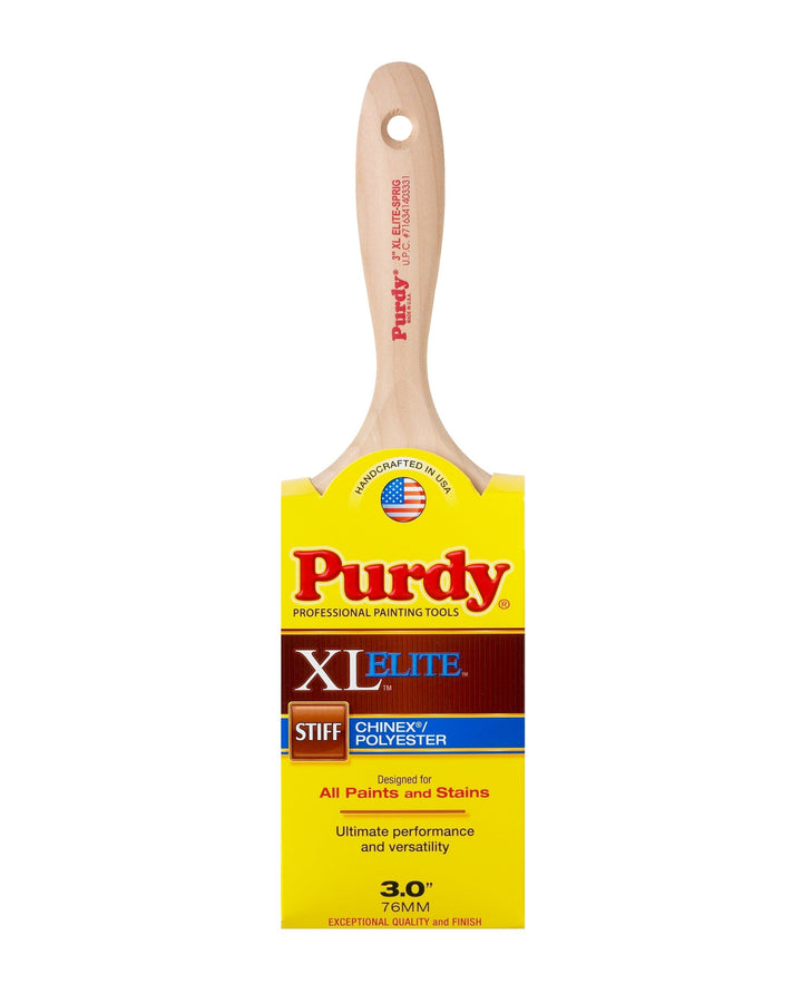 Purdy 144380530 Malpinsel, braun, 3in 3in Flacher Elite-Zweig. Jeder*, 3in Flacher Elite-Zweig. Jede