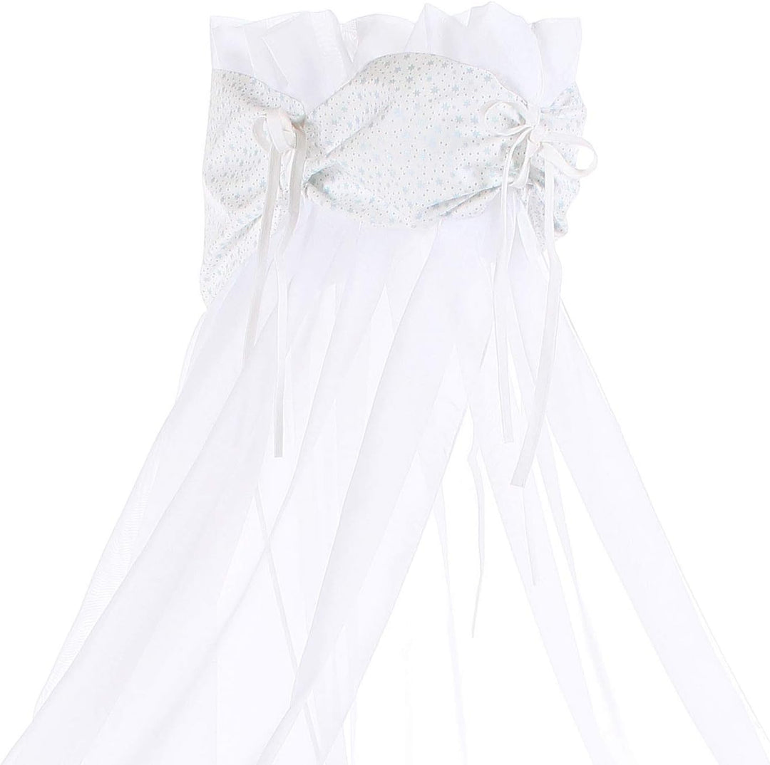 babybay Himmel Organic Cotton mit Schleife passend für die Modelle Original, Maxi, Boxspring, Comfor