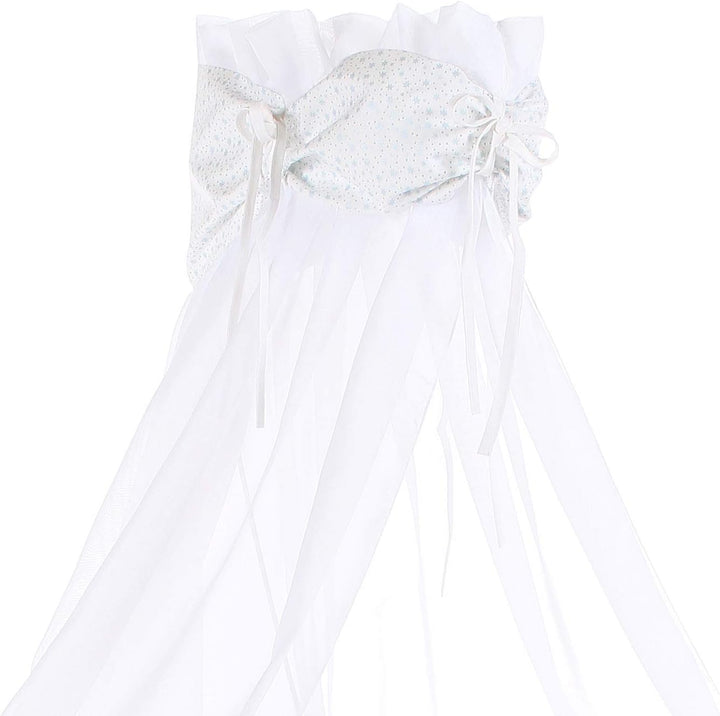 babybay Himmel Organic Cotton mit Schleife passend für die Modelle Original, Maxi, Boxspring, Comfor