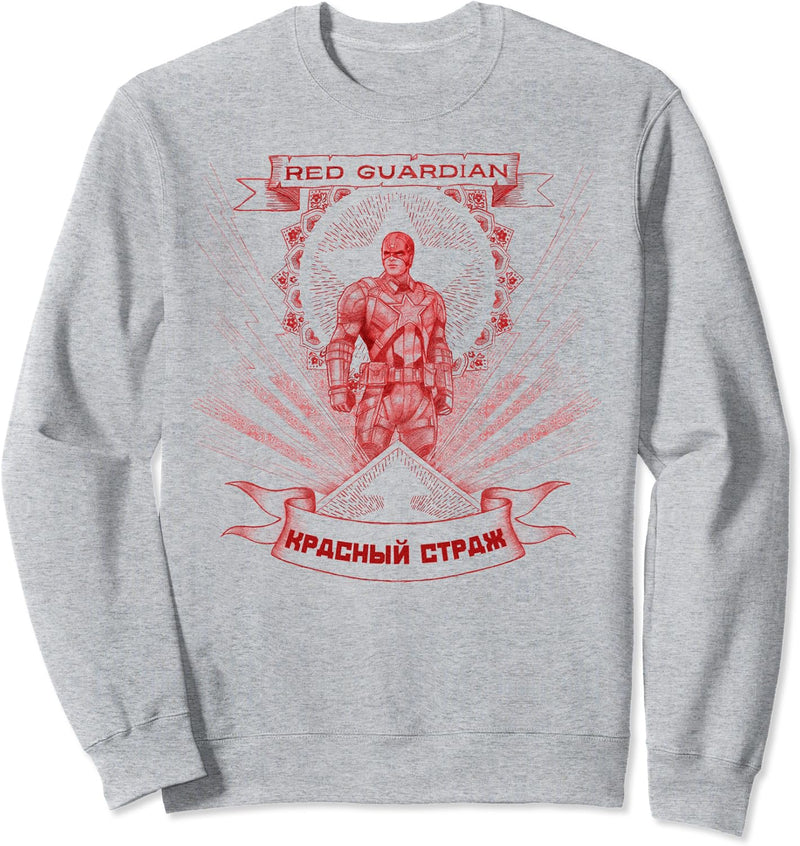 Marvel Black Widow Red Guardian Sketch Sweatshirt