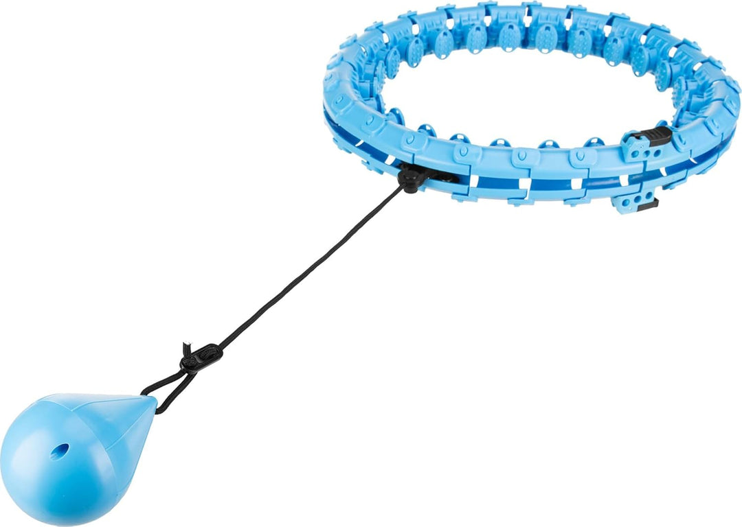 Queenfit Smart Hula Hoop Reifen Erwachsene, Hula Hoop mit Gewicht, Hulahuppreif zum Abnehmen, Smart