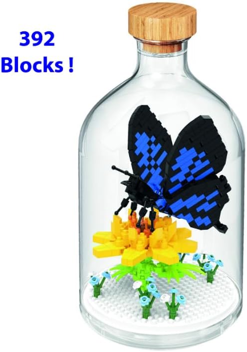 Bausatz mit Miniaturblöcken zum BAU von Insekten und kleinen Tieren. Inklusive Methacrylat-Flasche z