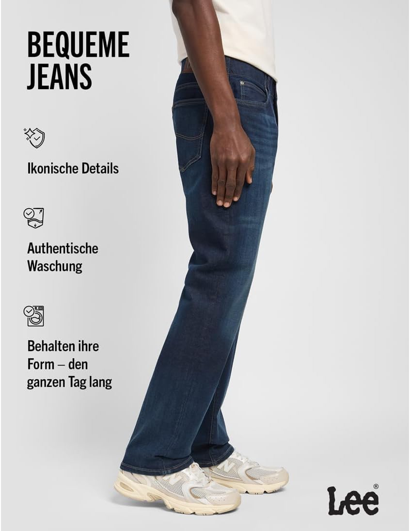 Lee Herren Straight Fit Xm Extreme Motion Jeans 30W / 30L Trip, 30W / 30L Trip