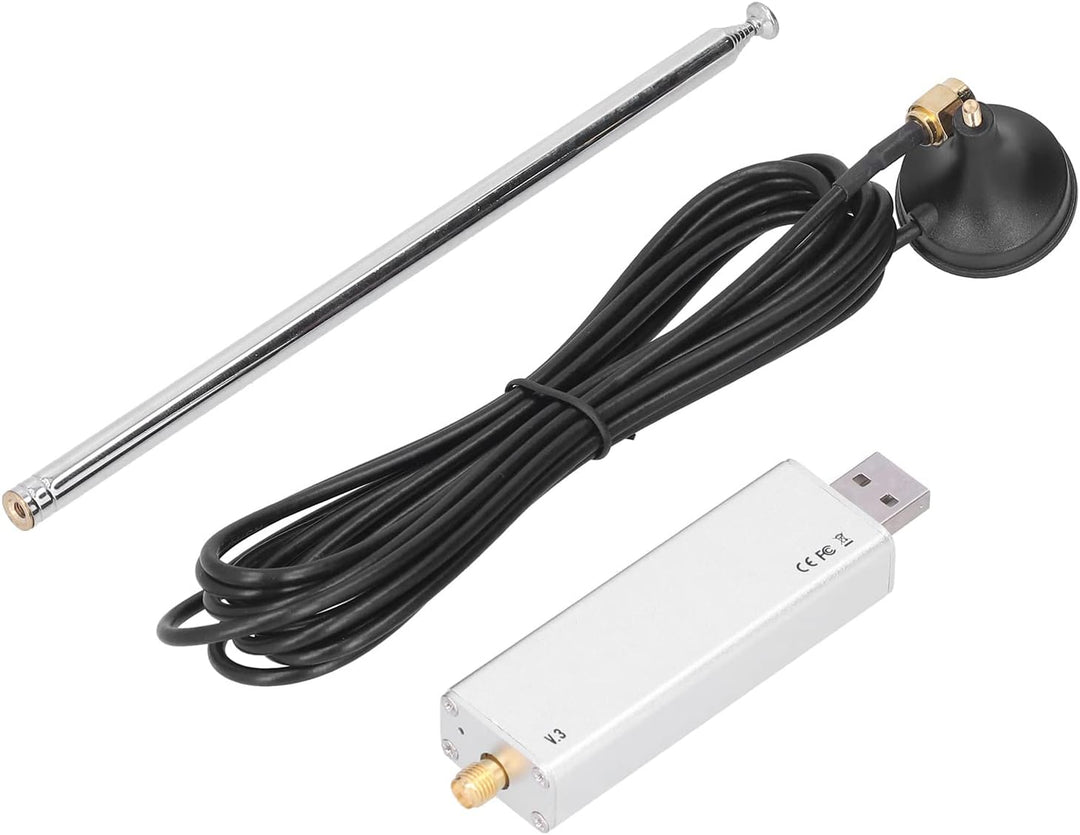 RTL SDR R820T2 V3 RTL2832U Tuner + Antenne + Antennenbasis-Kit FüR Radio-Scanning