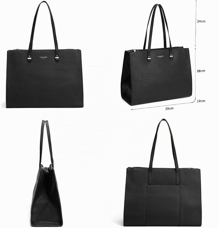David Jones - Damen Shopper Handtasche - Frau Grosse Henkeltasche PU Leder - Arbeitstasche Viele Fäc