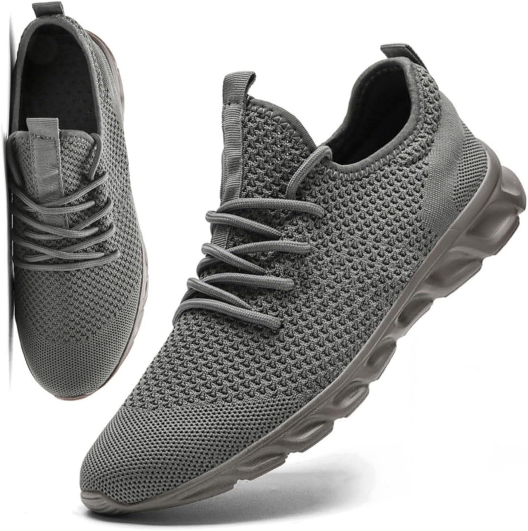 MGNLRTI Herren Sneaker Walkingschuhe Atmungsaktiv Strassenlaufschuhe Leicht Freizeit Sportschuhe für