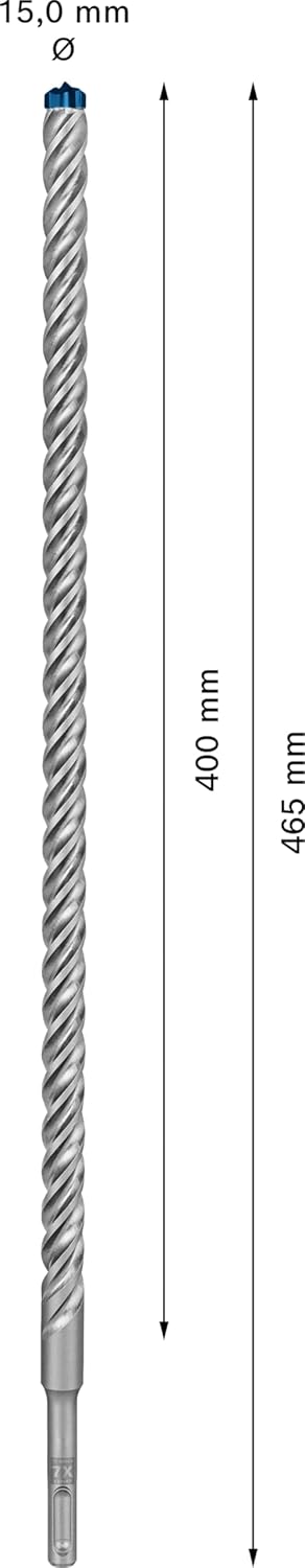 Bosch Professional 1x Expert SDS plus-7X Hammerbohrer (für Stahlbeton, Ø 15,00x465 mm, Zubehör Bohrh