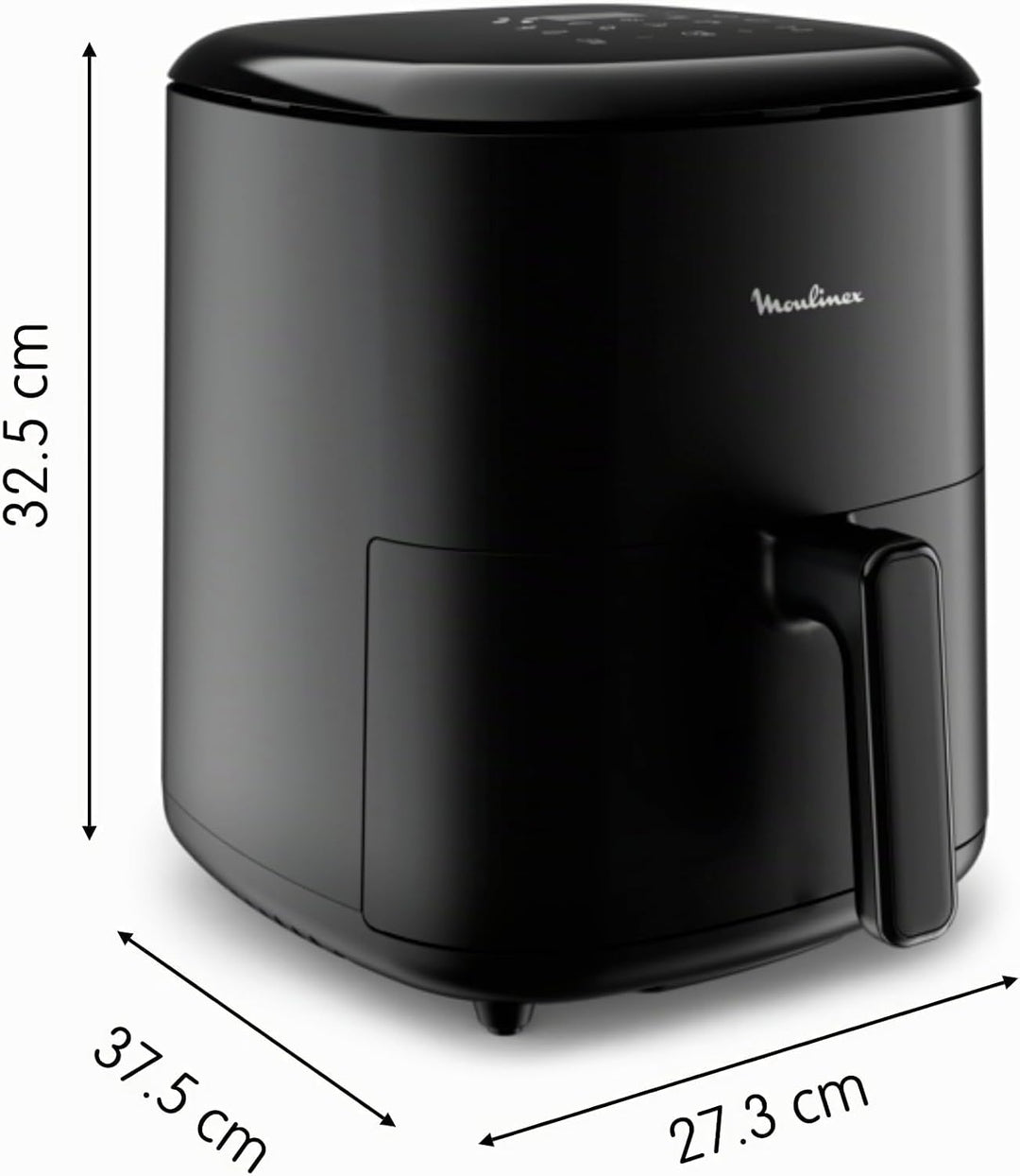 Moulinex Easy Fry Max 5L – Luftfritteuse für schnelles Kochen, Energieeinsparung bis zu 70%, intuiti