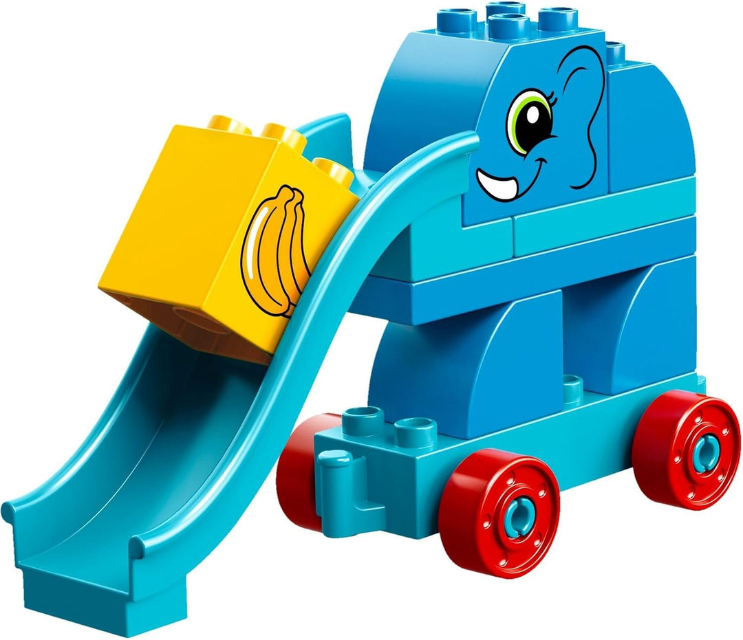 LEGO 10863 DUPLO Meine erste Steinebox mit Ziehtieren, Spielzeuge für Vorschulkinder im Alter von 1,