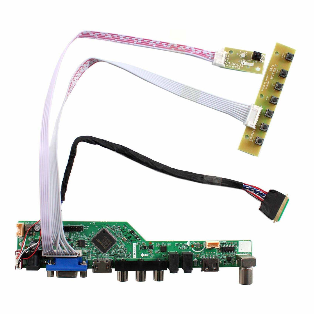 VSDISPLAY HD-MI VGA USB Controller Board für 14" 15.6 Zoll 1366x768 40Pin N156B6 LP156WH4 LTN140AT02