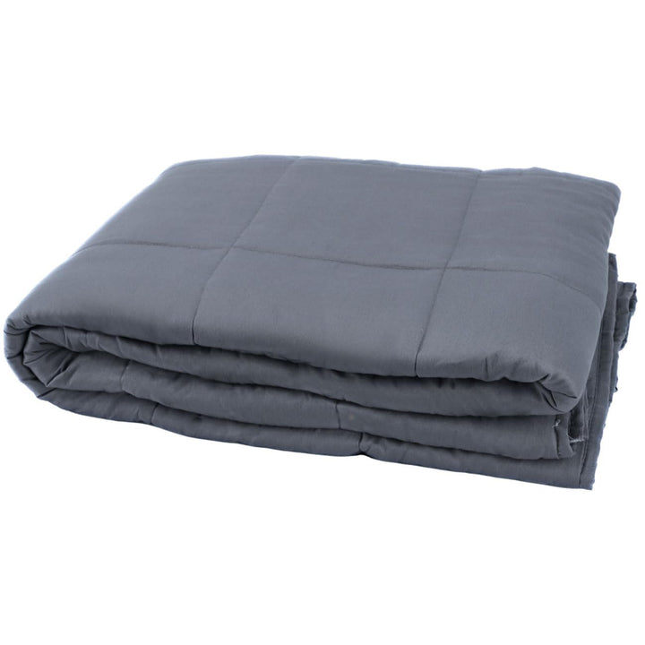 Komfort 2er-Set Gewichtsdecke 150 x 200cm, 7kg – Premium Baumwolle &amp; Glasperlen für Tiefe Entspannun