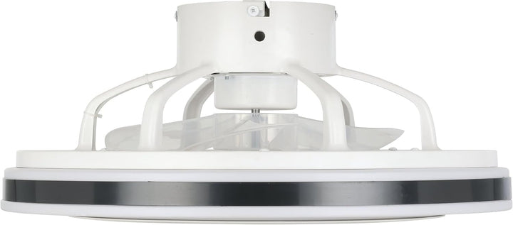 EGLO Deckenventilator mit LED Beleuchtung Almeria, Ventilator Decke dimmbar mit Fernbedienung, Timer