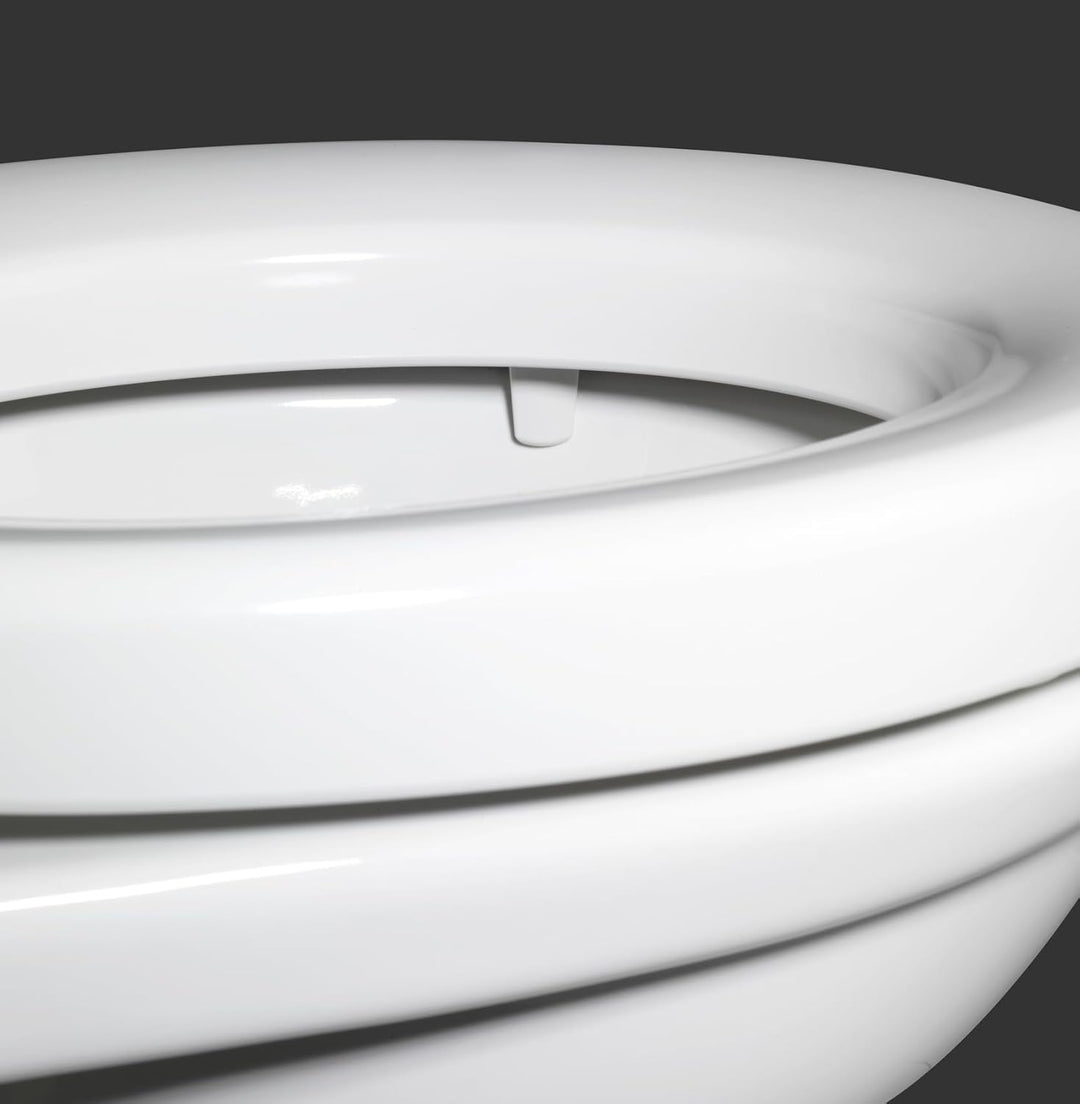 WENKO WC-Sitz Secura Comfort bis 200 kg Tragkraft, Hygiene-Toilettensitz mit 5 cm Sitzflächenerhöhun