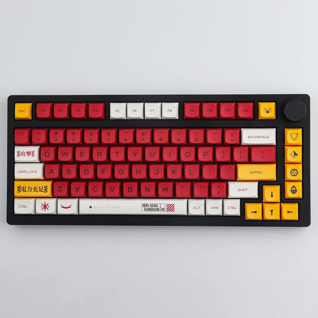 PBT Keycaps 138 Tasten XDA-Profil Dye-Sublimation für ANSI(US) Layout Gateron Kailh Cherry MX Switch