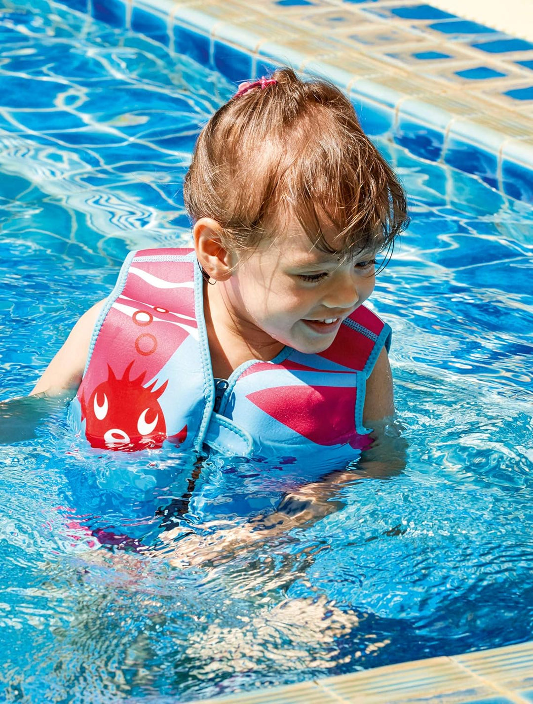 Beco Kinder Sealife Schwimmlernweste S pink Bundle mit Schwimmgürtel, grün, S pink Bundle mit Schwim