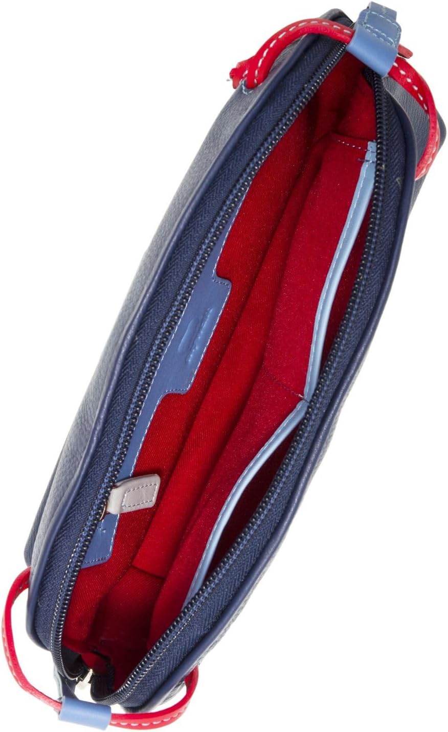 mywalit Unisex Zip Top Stofftasche Blau, Blau