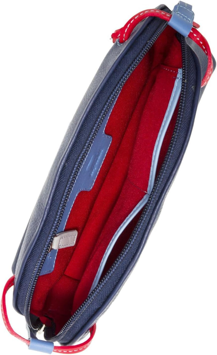 mywalit Unisex Zip Top Stofftasche Blau, Blau