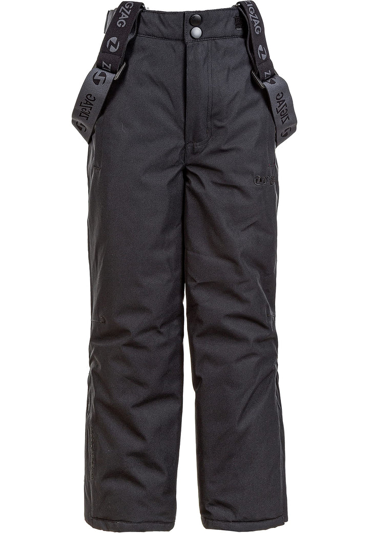 ZIGZAG Kinder Skihose 'Soho' mit 10.000 mm Wassersäule Robuste Skihose mit abnehmbaren Hosenträgern,