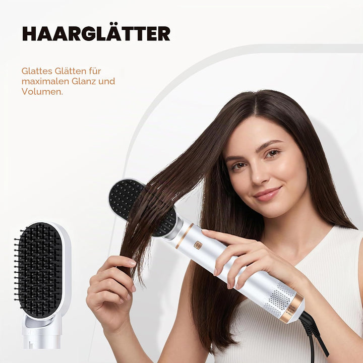 OKWRAP Hair Styler Set, Hairstyler 5 in 1, Haarstyler mit Fön Ionen, Automatischer Lockenstab, Wärme