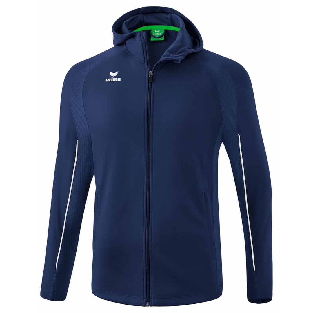 Erima Unisex Kinder Liga Star Trainingsjacke mit Kapuze 152 new navy/weiss, 152 new navy/weiss