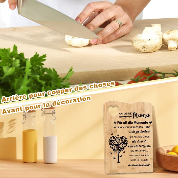 Muttertagsgeschenke Für Mama Schneidebrett Holz Geschenke Für Mama Geschenk Geburtstagsgeschenk Für