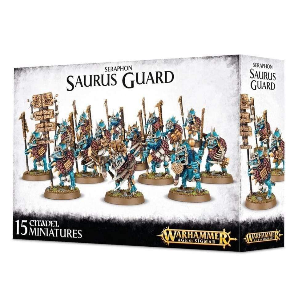 Games Workshop 99120208016 Seraphon Saurus Guard, Black