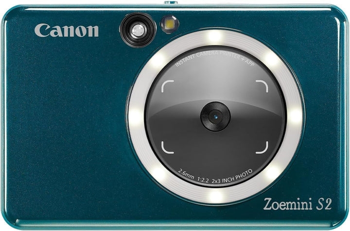 Canon Zoemini S2 Mini Sofortbildkamera + Fotodrucker mobil tragbar unterwegs Hosentasche (Fotodruck