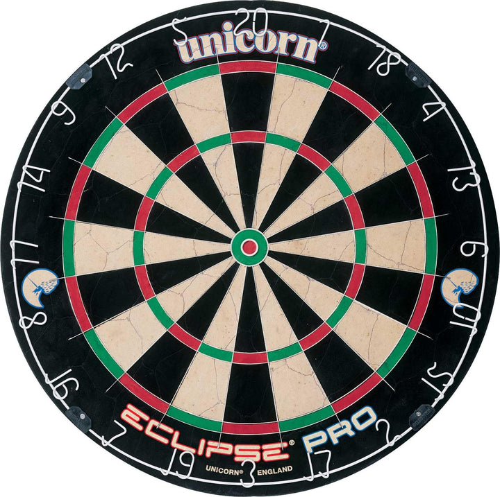 Unicorn Eclipse Pro, Professional Bristle Dartboard with Competition Quality Sisal, Spider and Numbe